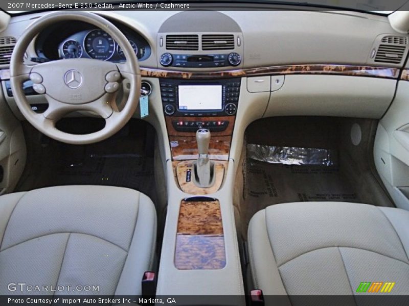 Arctic White / Cashmere 2007 Mercedes-Benz E 350 Sedan