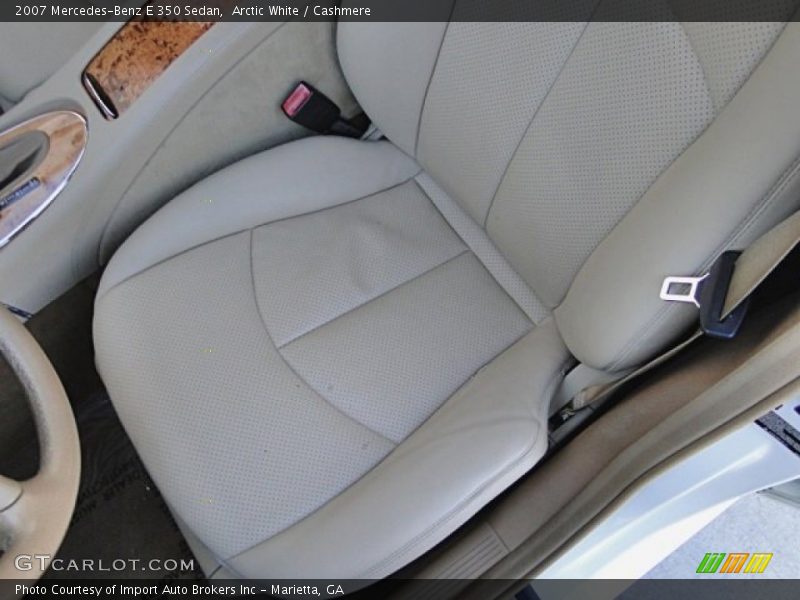 Arctic White / Cashmere 2007 Mercedes-Benz E 350 Sedan