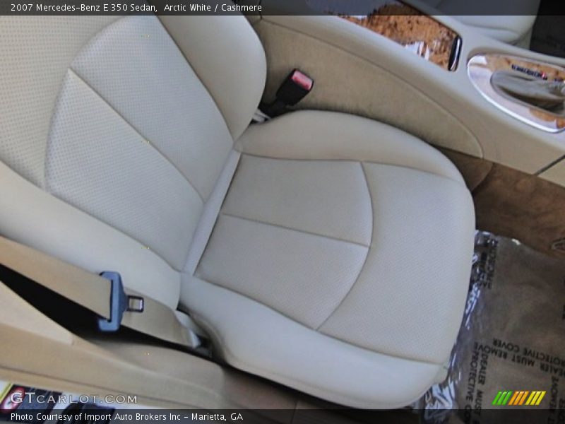 Arctic White / Cashmere 2007 Mercedes-Benz E 350 Sedan