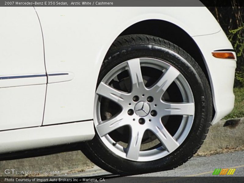 Arctic White / Cashmere 2007 Mercedes-Benz E 350 Sedan
