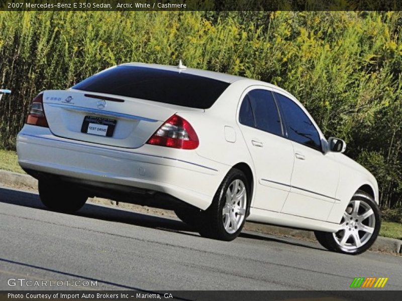 Arctic White / Cashmere 2007 Mercedes-Benz E 350 Sedan