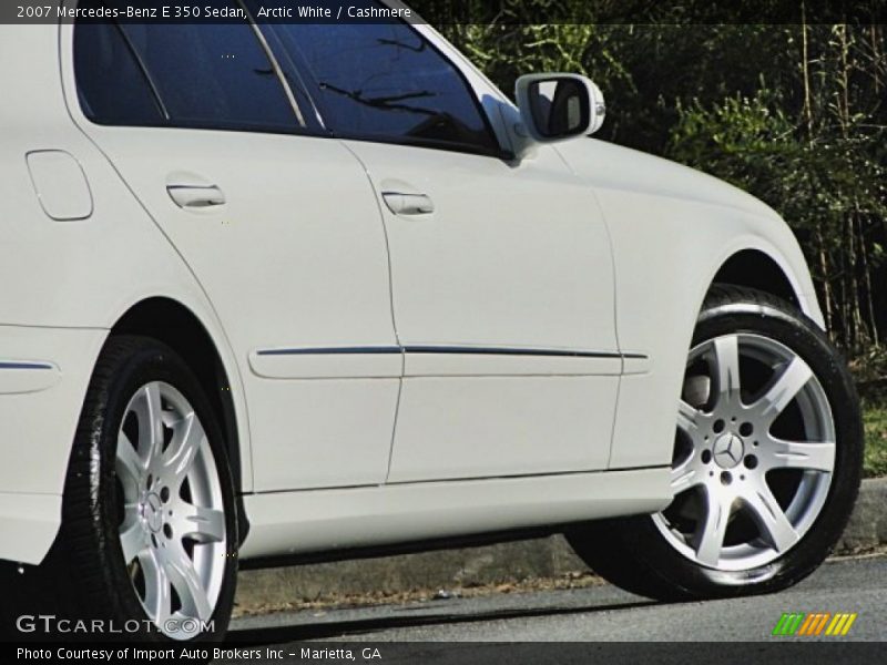 Arctic White / Cashmere 2007 Mercedes-Benz E 350 Sedan