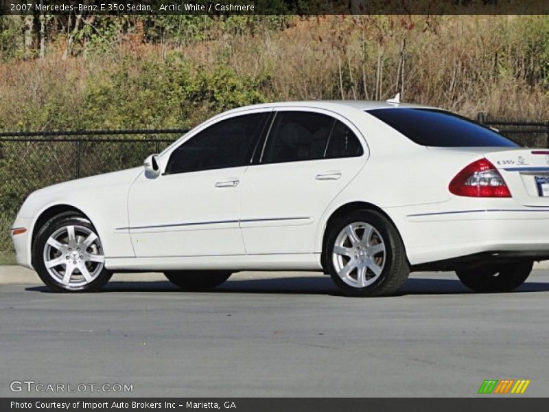 Arctic White / Cashmere 2007 Mercedes-Benz E 350 Sedan