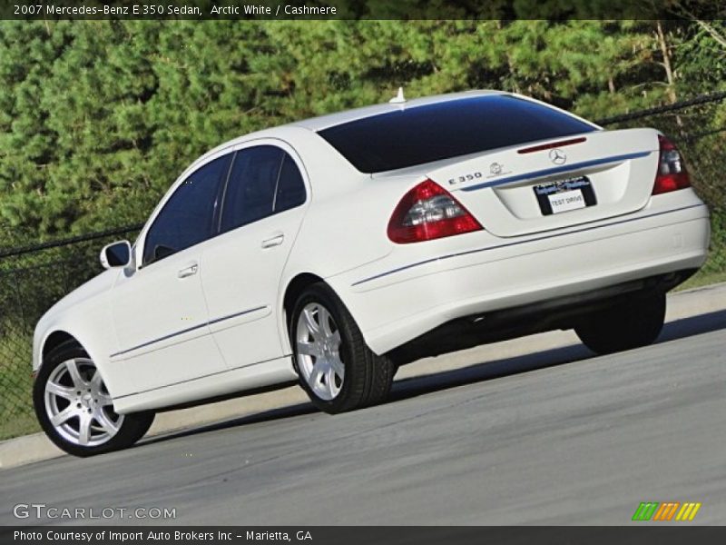Arctic White / Cashmere 2007 Mercedes-Benz E 350 Sedan