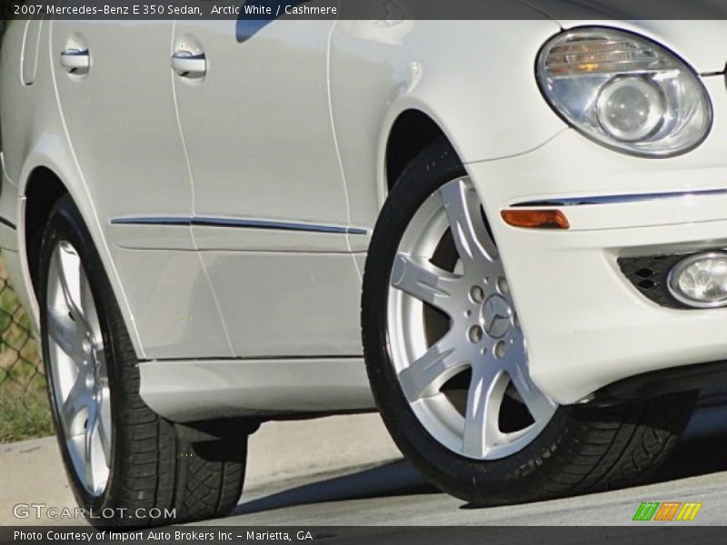 Arctic White / Cashmere 2007 Mercedes-Benz E 350 Sedan