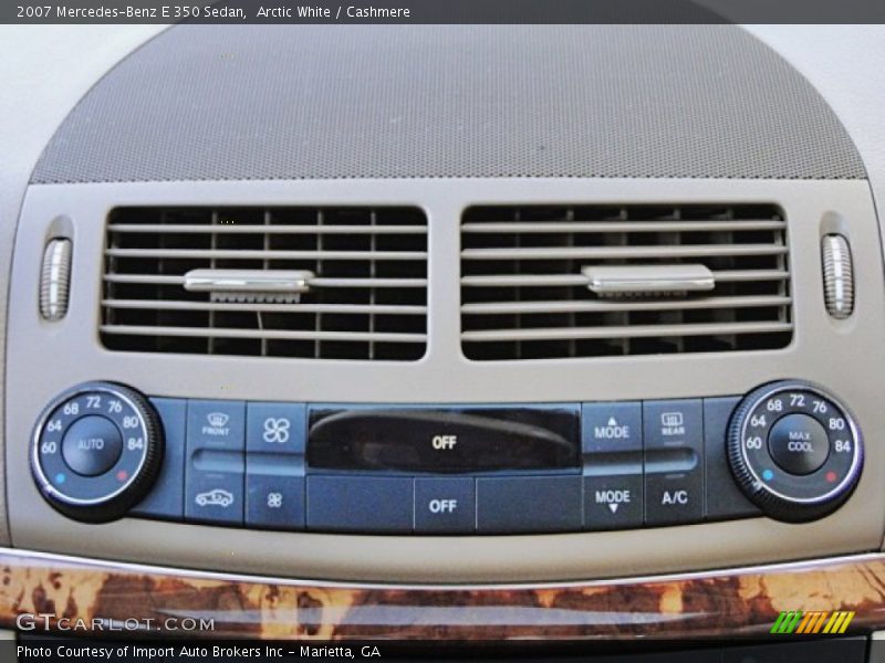 Arctic White / Cashmere 2007 Mercedes-Benz E 350 Sedan