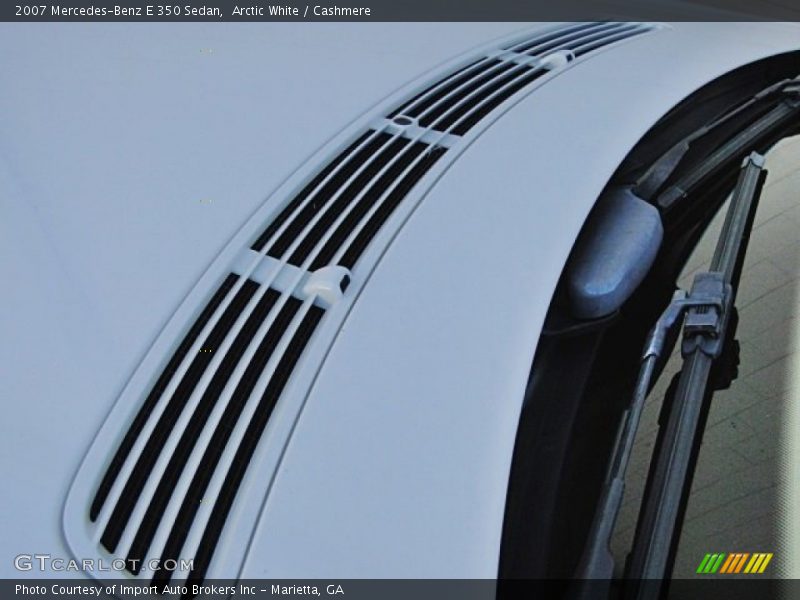 Arctic White / Cashmere 2007 Mercedes-Benz E 350 Sedan