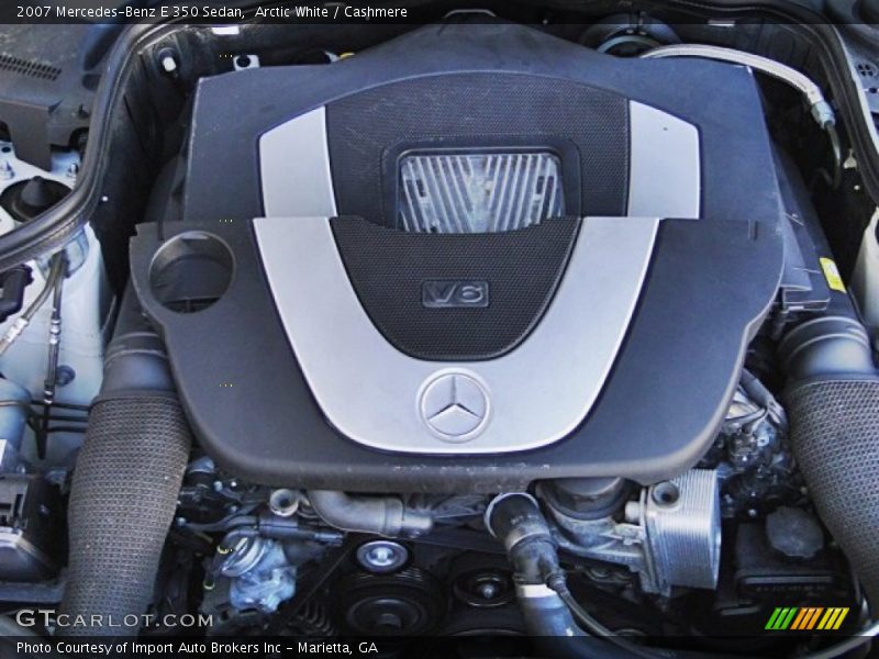 Arctic White / Cashmere 2007 Mercedes-Benz E 350 Sedan
