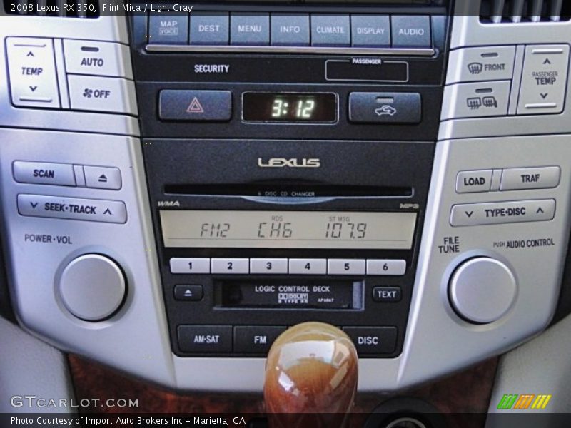 Flint Mica / Light Gray 2008 Lexus RX 350