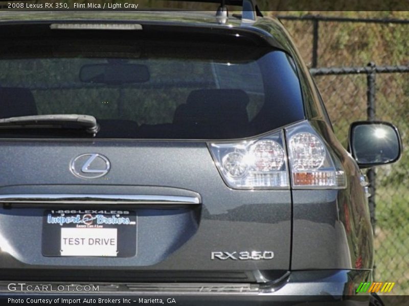 Flint Mica / Light Gray 2008 Lexus RX 350