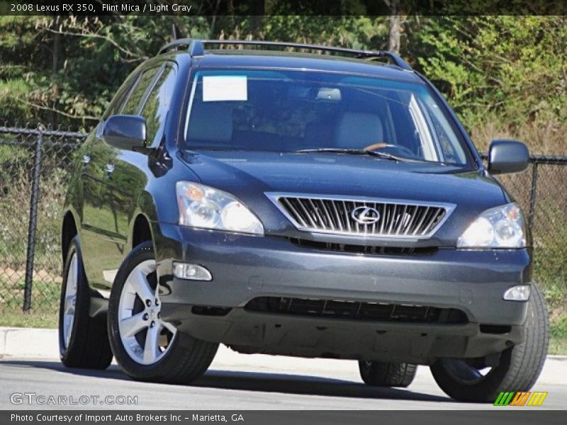 Flint Mica / Light Gray 2008 Lexus RX 350