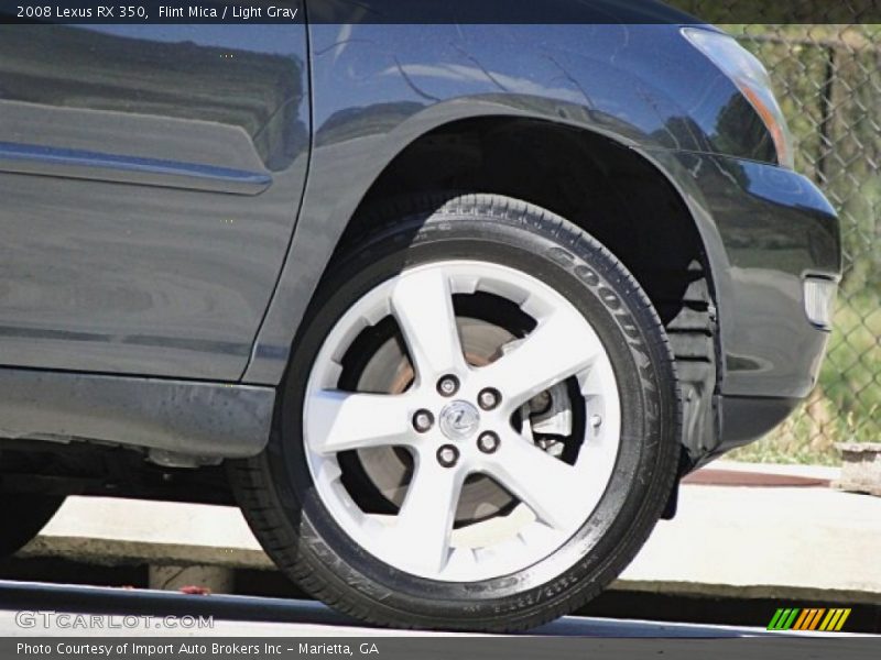 Flint Mica / Light Gray 2008 Lexus RX 350