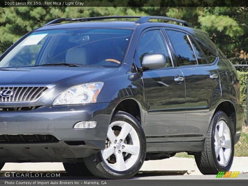 Flint Mica / Light Gray 2008 Lexus RX 350