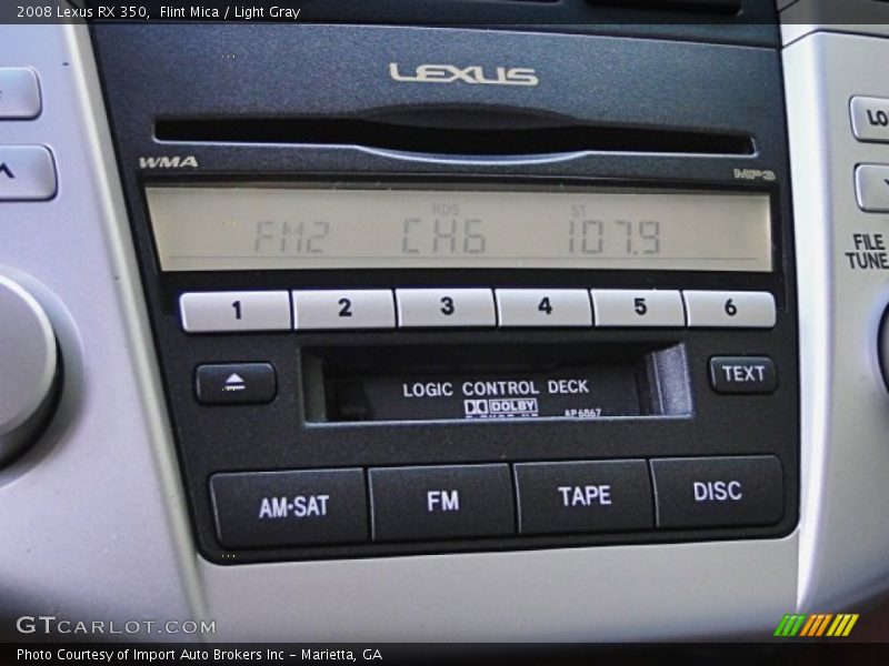 Flint Mica / Light Gray 2008 Lexus RX 350