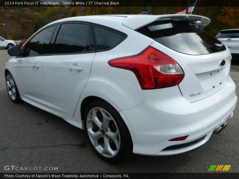 Oxford White / ST Charcoal Black 2014 Ford Focus ST Hatchback
