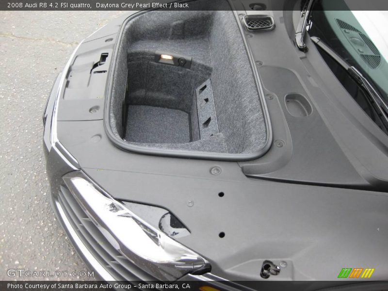 Daytona Grey Pearl Effect / Black 2008 Audi R8 4.2 FSI quattro