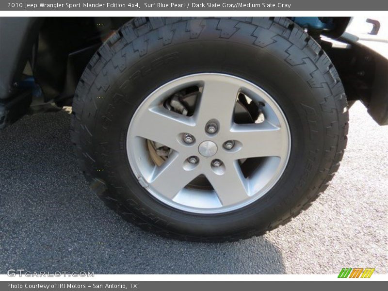 Surf Blue Pearl / Dark Slate Gray/Medium Slate Gray 2010 Jeep Wrangler Sport Islander Edition 4x4