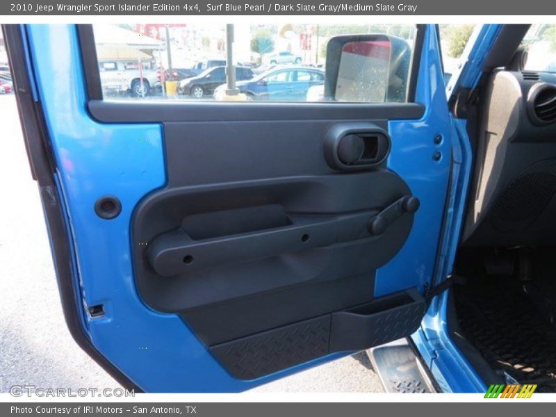 Surf Blue Pearl / Dark Slate Gray/Medium Slate Gray 2010 Jeep Wrangler Sport Islander Edition 4x4