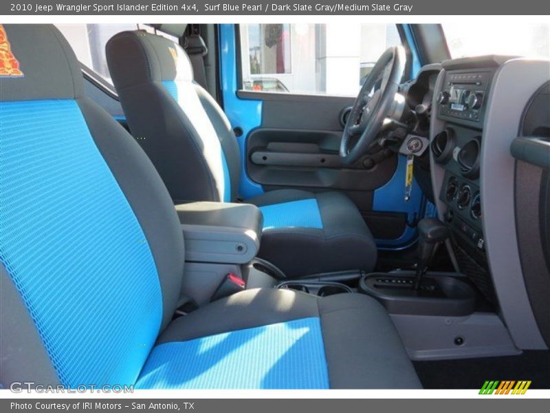 Surf Blue Pearl / Dark Slate Gray/Medium Slate Gray 2010 Jeep Wrangler Sport Islander Edition 4x4
