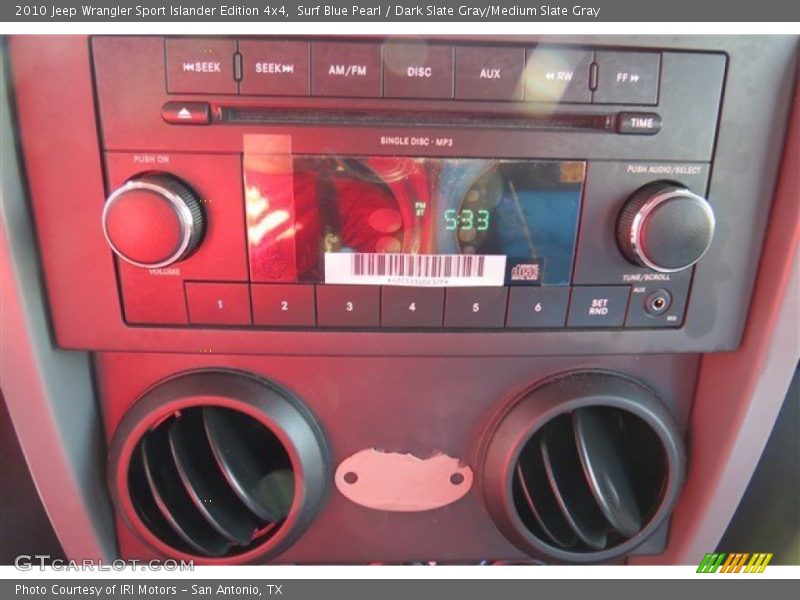 Surf Blue Pearl / Dark Slate Gray/Medium Slate Gray 2010 Jeep Wrangler Sport Islander Edition 4x4