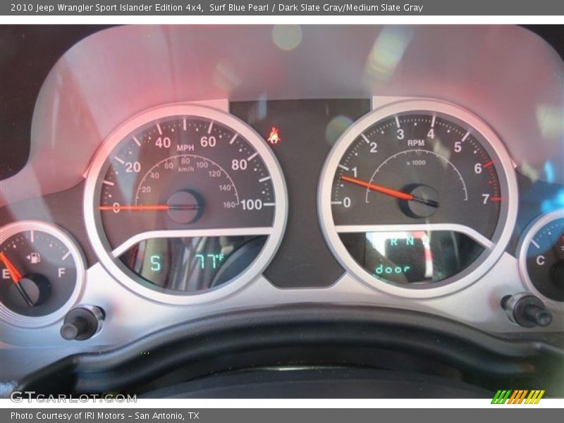 Surf Blue Pearl / Dark Slate Gray/Medium Slate Gray 2010 Jeep Wrangler Sport Islander Edition 4x4