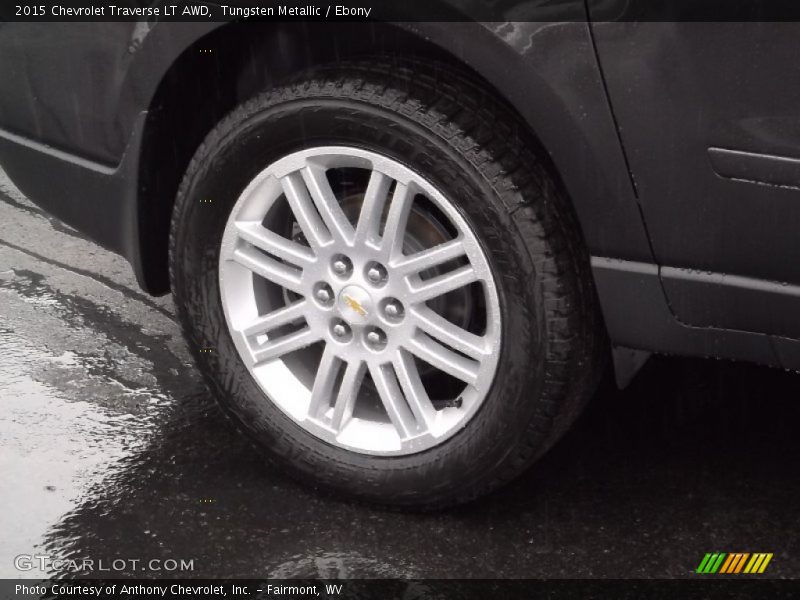 Tungsten Metallic / Ebony 2015 Chevrolet Traverse LT AWD