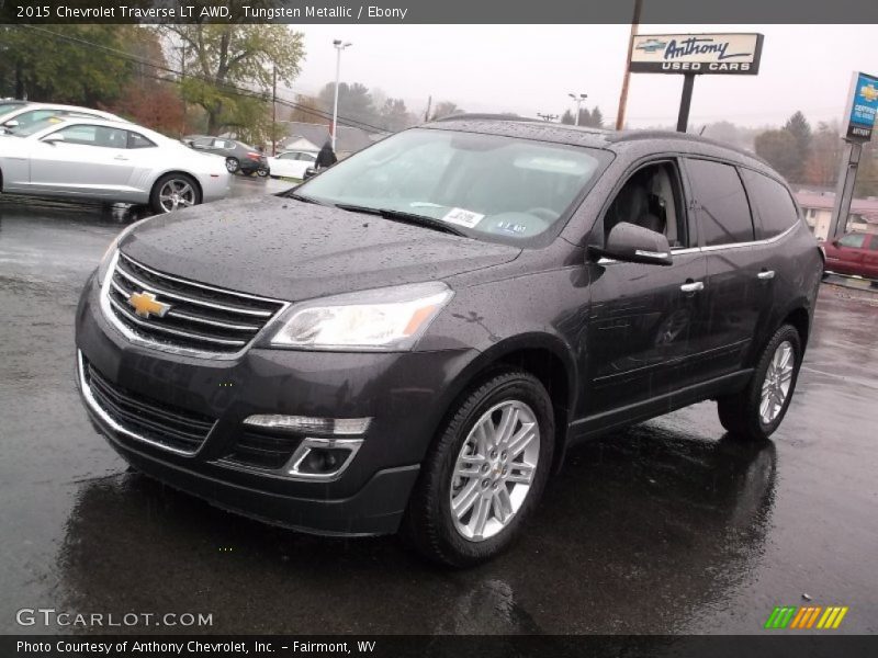 Tungsten Metallic / Ebony 2015 Chevrolet Traverse LT AWD