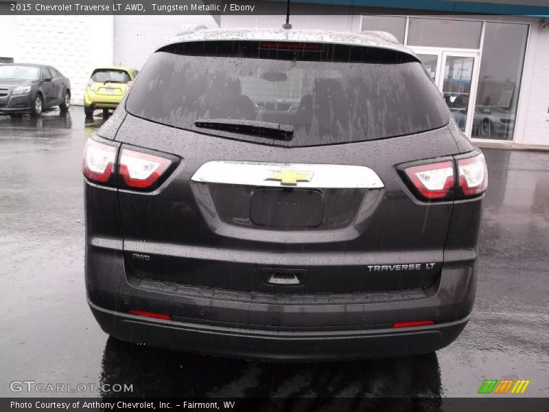 Tungsten Metallic / Ebony 2015 Chevrolet Traverse LT AWD