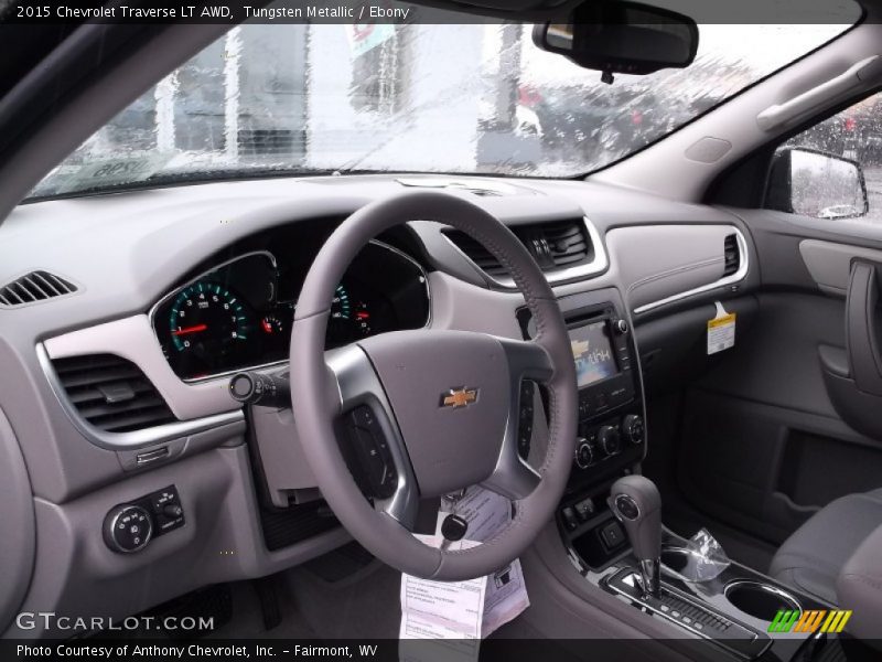 Tungsten Metallic / Ebony 2015 Chevrolet Traverse LT AWD