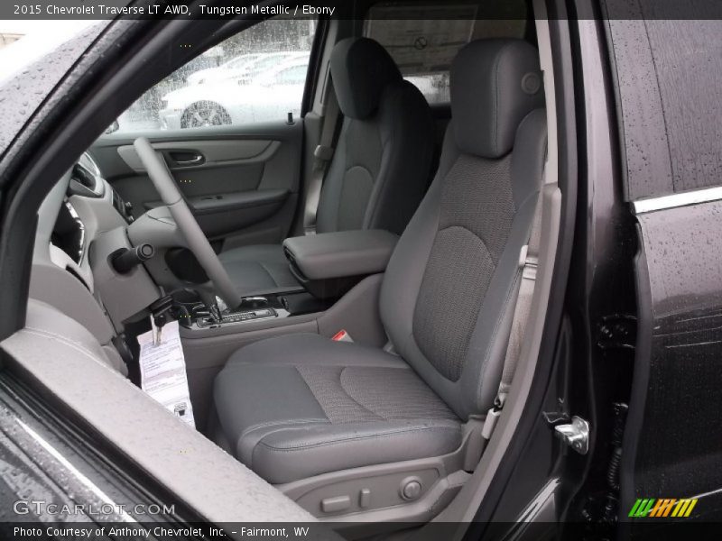 Tungsten Metallic / Ebony 2015 Chevrolet Traverse LT AWD