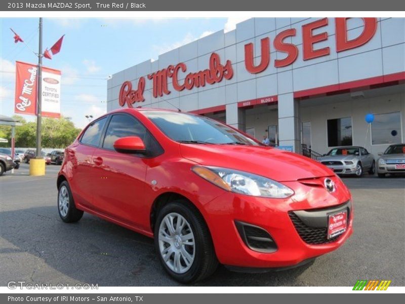 True Red / Black 2013 Mazda MAZDA2 Sport