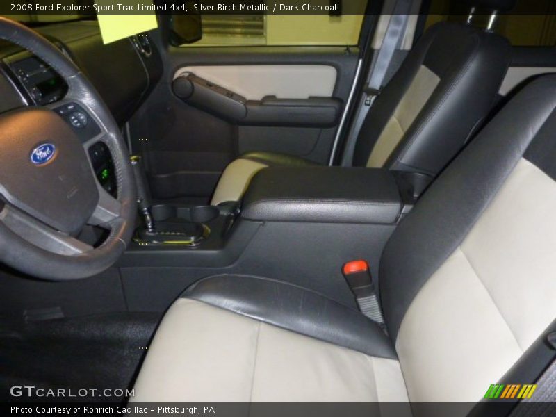 Silver Birch Metallic / Dark Charcoal 2008 Ford Explorer Sport Trac Limited 4x4