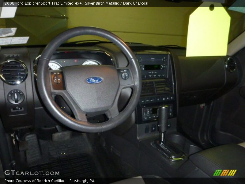 Silver Birch Metallic / Dark Charcoal 2008 Ford Explorer Sport Trac Limited 4x4