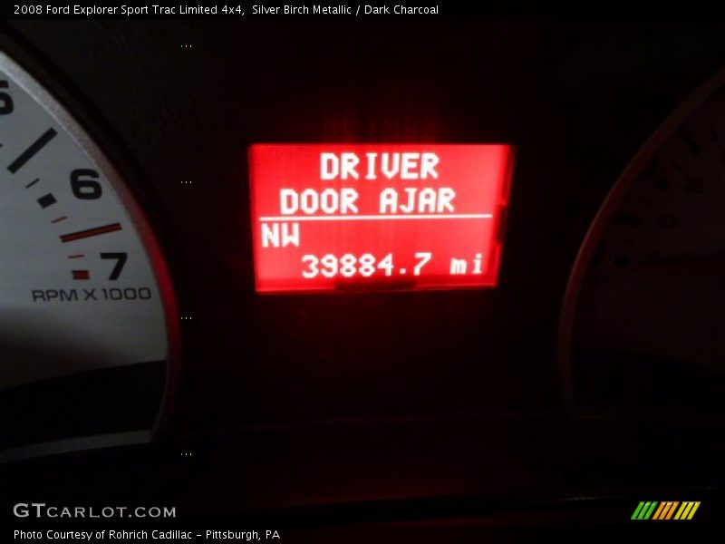 Silver Birch Metallic / Dark Charcoal 2008 Ford Explorer Sport Trac Limited 4x4