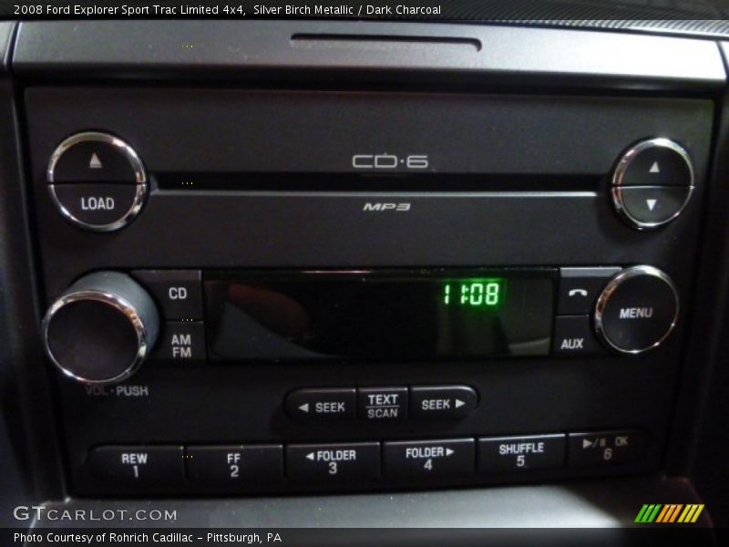 Silver Birch Metallic / Dark Charcoal 2008 Ford Explorer Sport Trac Limited 4x4