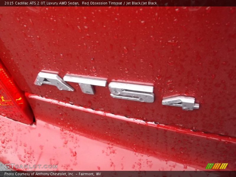 Red Obsession Tintcoat / Jet Black/Jet Black 2015 Cadillac ATS 2.0T Luxury AWD Sedan