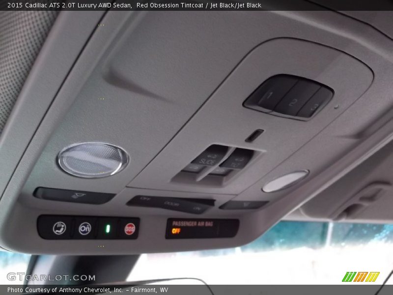 Controls of 2015 ATS 2.0T Luxury AWD Sedan