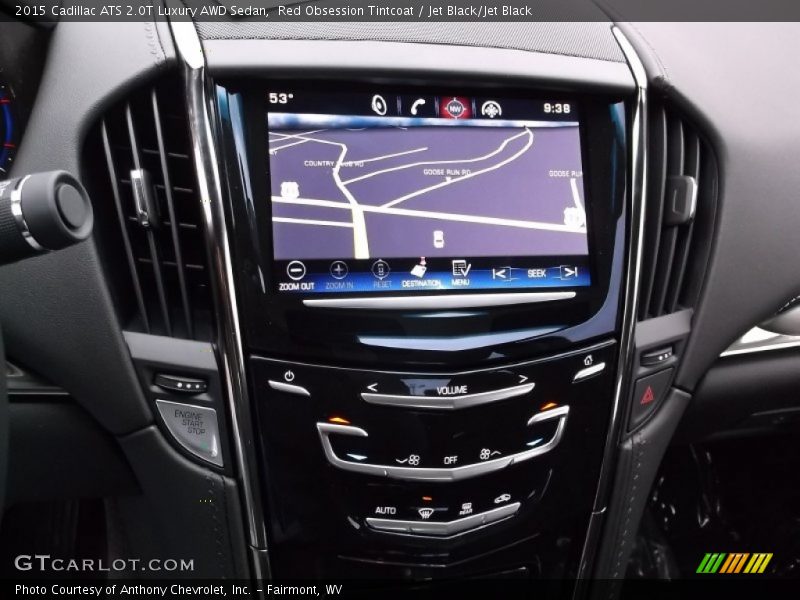 Controls of 2015 ATS 2.0T Luxury AWD Sedan