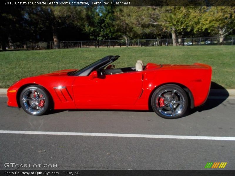 Torch Red / Cashmere 2013 Chevrolet Corvette Grand Sport Convertible