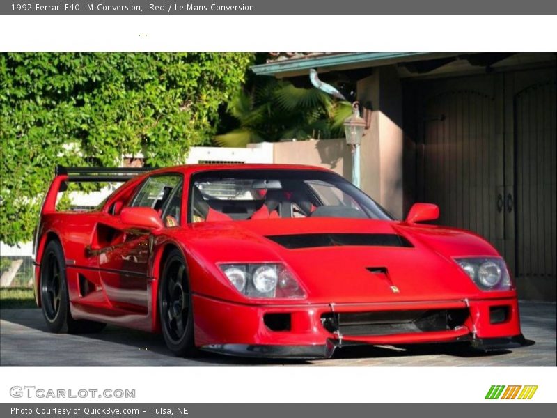 Front 3/4 View of 1992 F40 LM Conversion