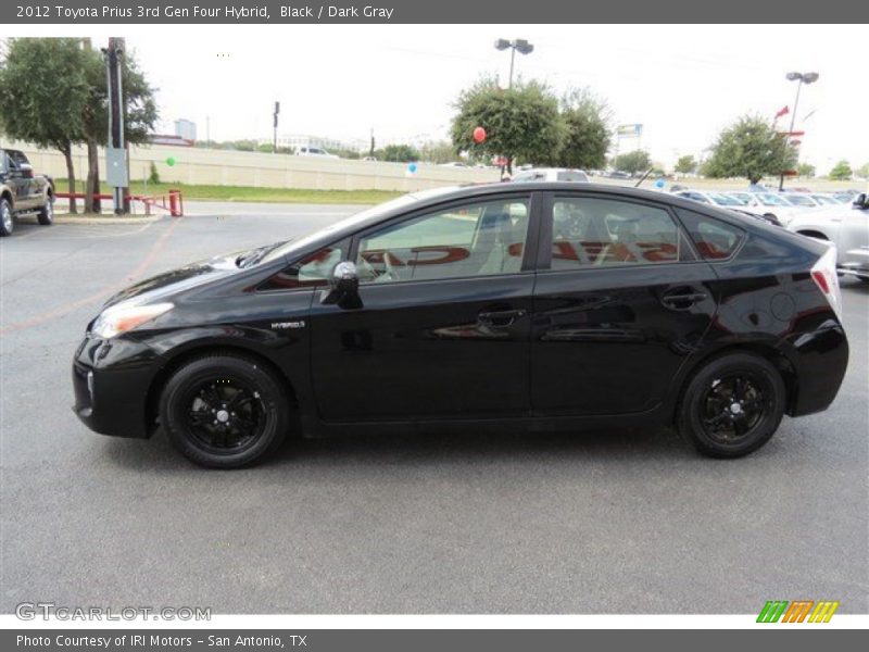 Black / Dark Gray 2012 Toyota Prius 3rd Gen Four Hybrid