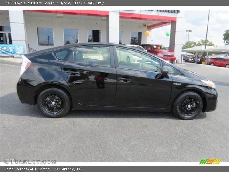 Black / Dark Gray 2012 Toyota Prius 3rd Gen Four Hybrid