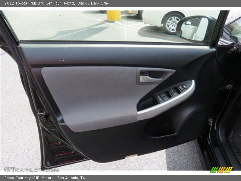 Black / Dark Gray 2012 Toyota Prius 3rd Gen Four Hybrid