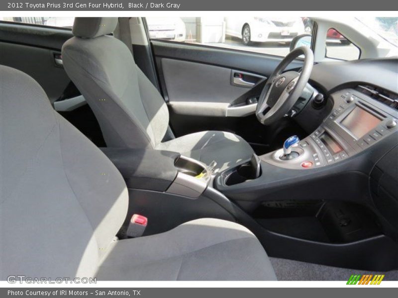 Black / Dark Gray 2012 Toyota Prius 3rd Gen Four Hybrid