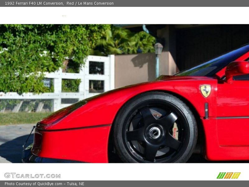 Red / Le Mans Conversion 1992 Ferrari F40 LM Conversion