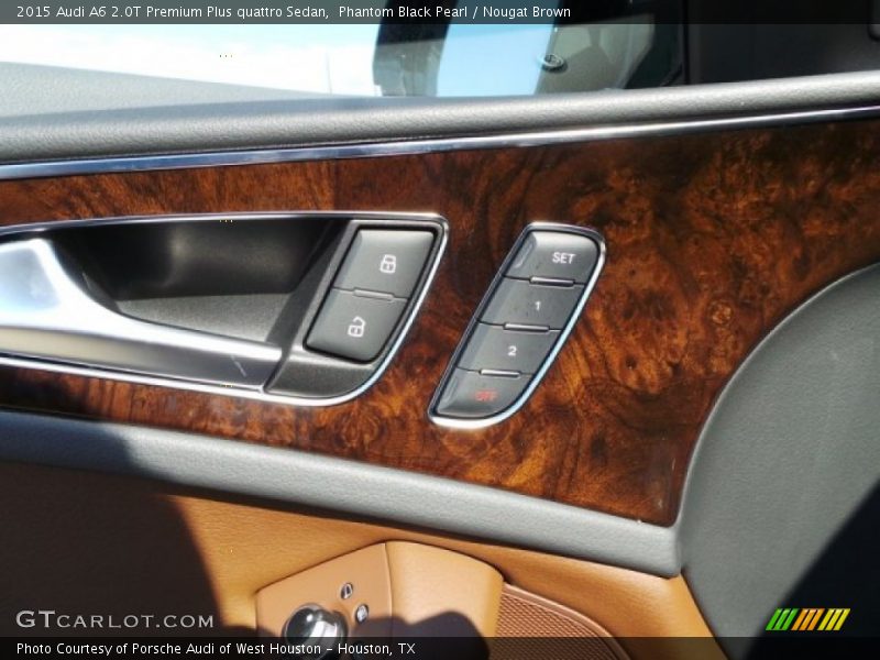 Phantom Black Pearl / Nougat Brown 2015 Audi A6 2.0T Premium Plus quattro Sedan