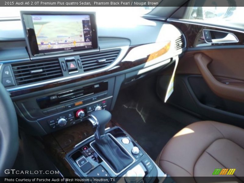 Phantom Black Pearl / Nougat Brown 2015 Audi A6 2.0T Premium Plus quattro Sedan