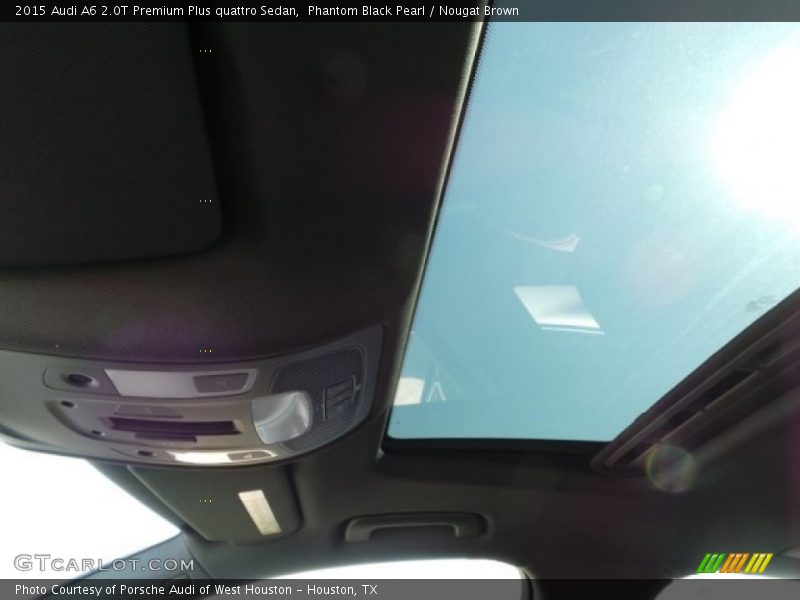 Phantom Black Pearl / Nougat Brown 2015 Audi A6 2.0T Premium Plus quattro Sedan