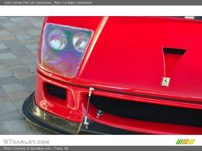 Red / Le Mans Conversion 1992 Ferrari F40 LM Conversion