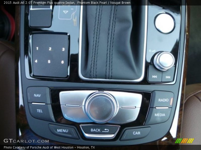 Phantom Black Pearl / Nougat Brown 2015 Audi A6 2.0T Premium Plus quattro Sedan